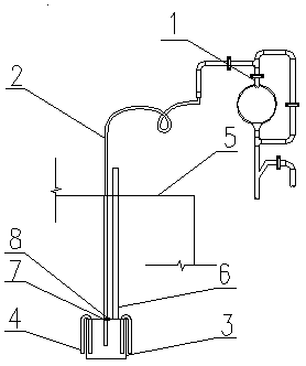 Device for adjusting back flushing time of filter