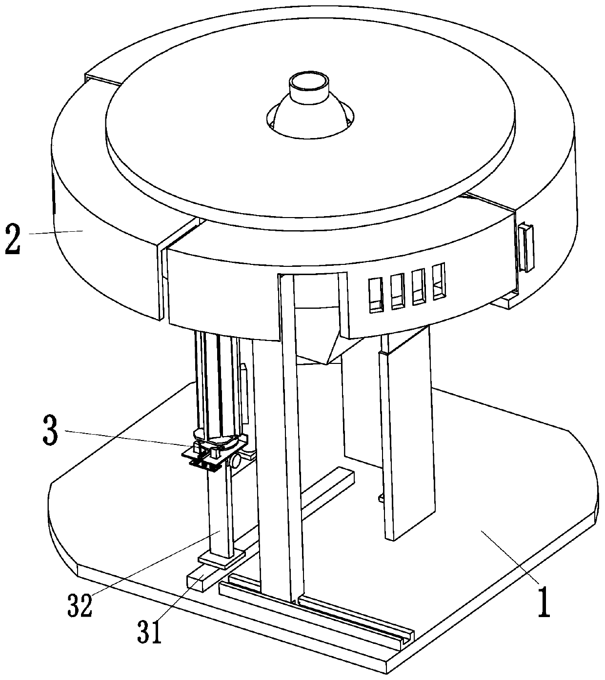 Intelligent dining table convenient to clean