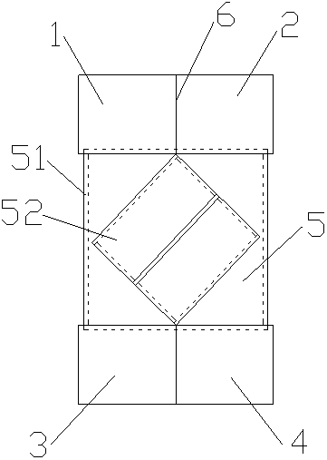 Air exhausting white smoke eliminating device for setting machine