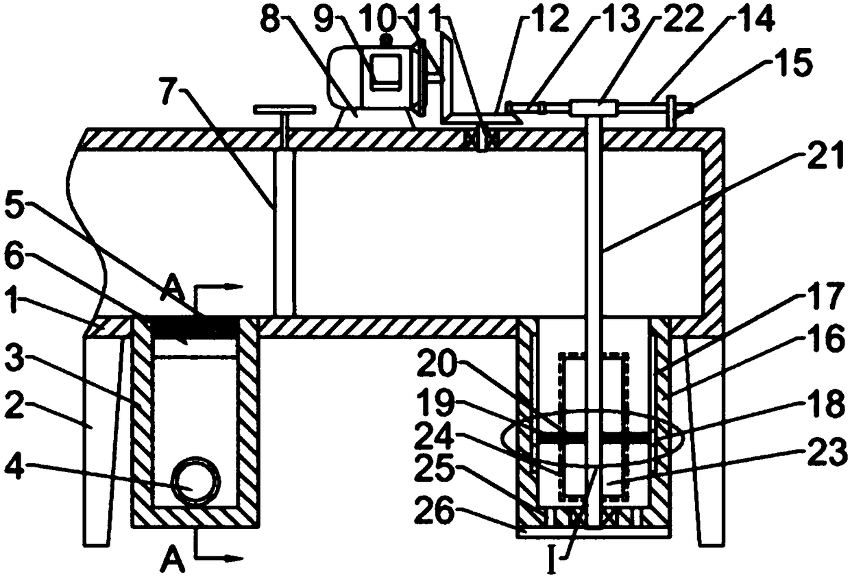 Domestic sewage dirt collection and reuse device