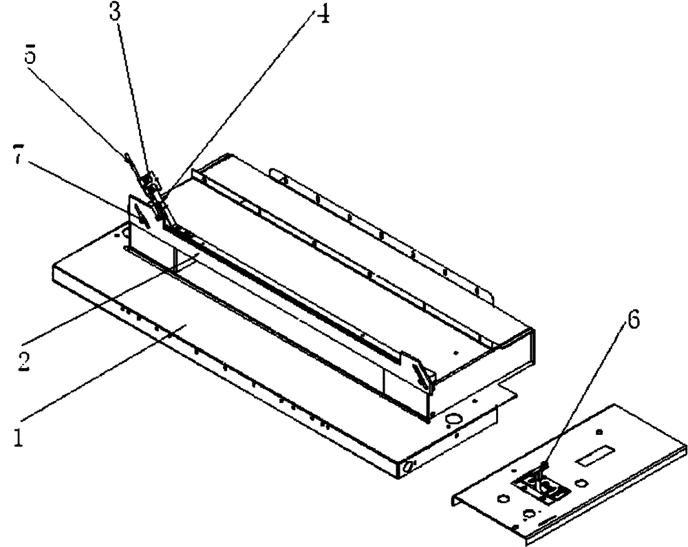 Device for adjusting inlet height of hearth