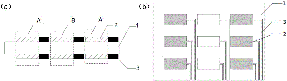 Array flexible curved surface self-sensing driver based on IPMC and preparation method thereof