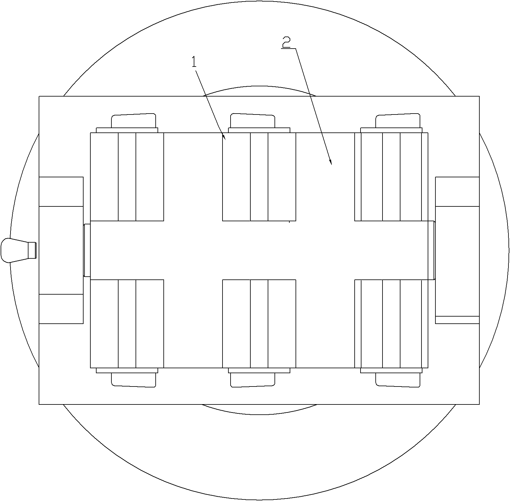 Part polishing magnetic fixture capable of realizing spatial rotation