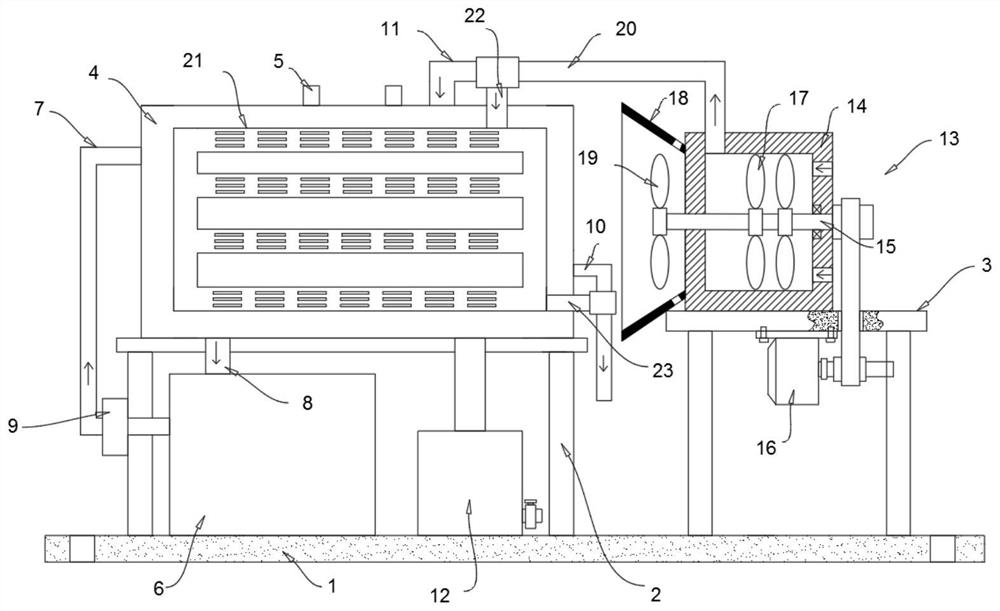 Hydrogen fuel system for logistics transport vehicle