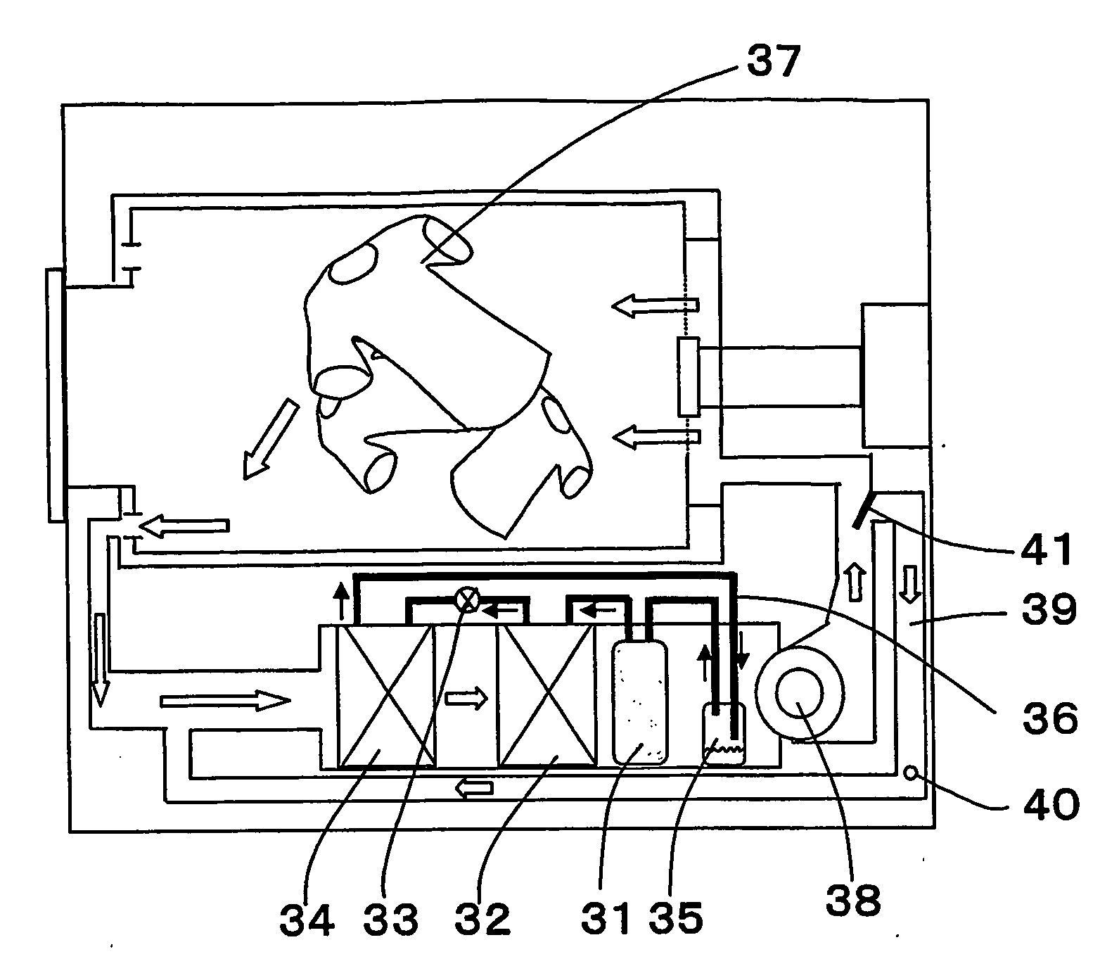 Heat pump type drying apparatus drying apparatus and drying method