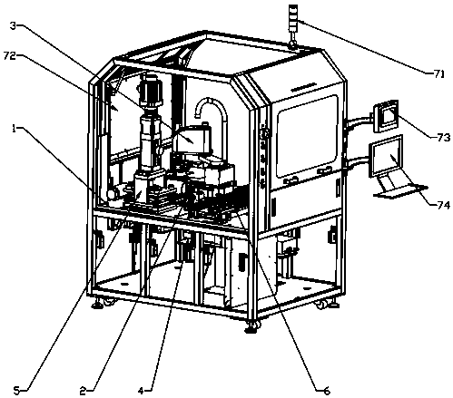 Automatic circuit board film pasting machine