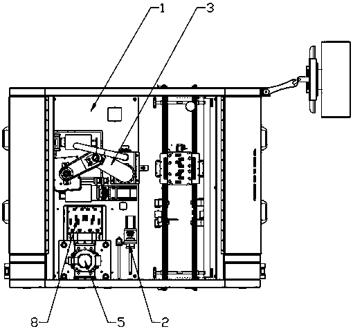 Automatic circuit board film pasting machine