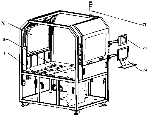 Automatic circuit board film pasting machine