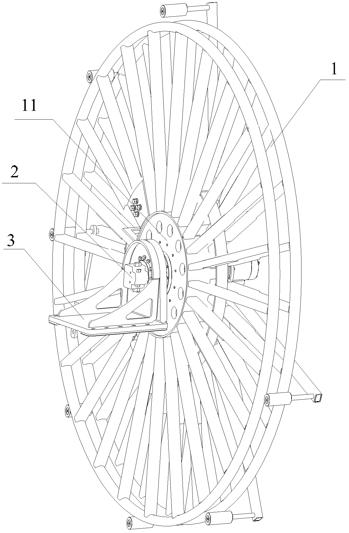 Pipe coiling machine and engineering machine with pipe coiling machine