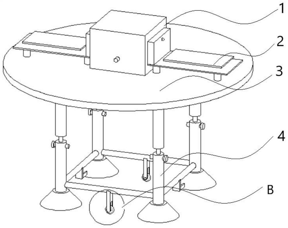 Supporting structure for exhibition stand