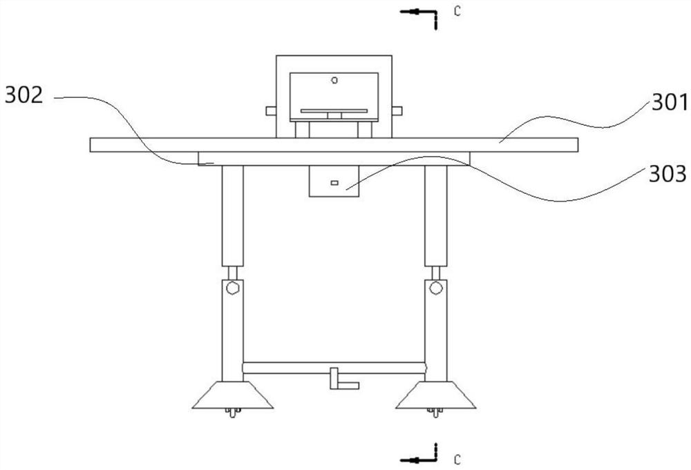 Supporting structure for exhibition stand