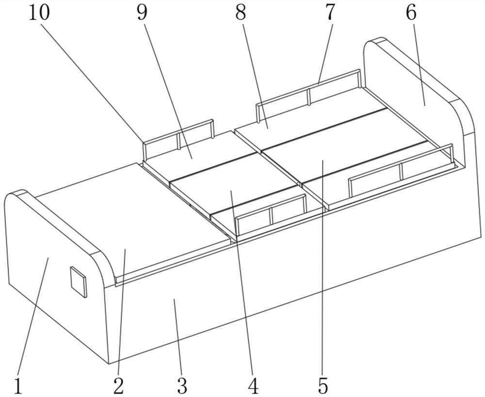 Medical bed capable of assisting in turning over and getting out of bed