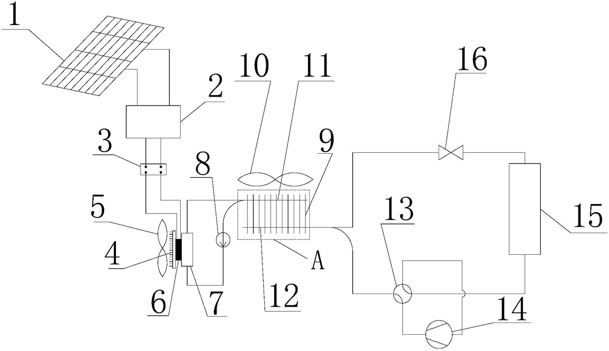 Efficient air source heat pump device