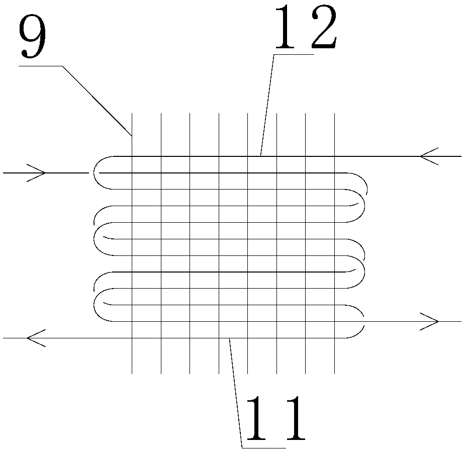 Efficient air source heat pump device