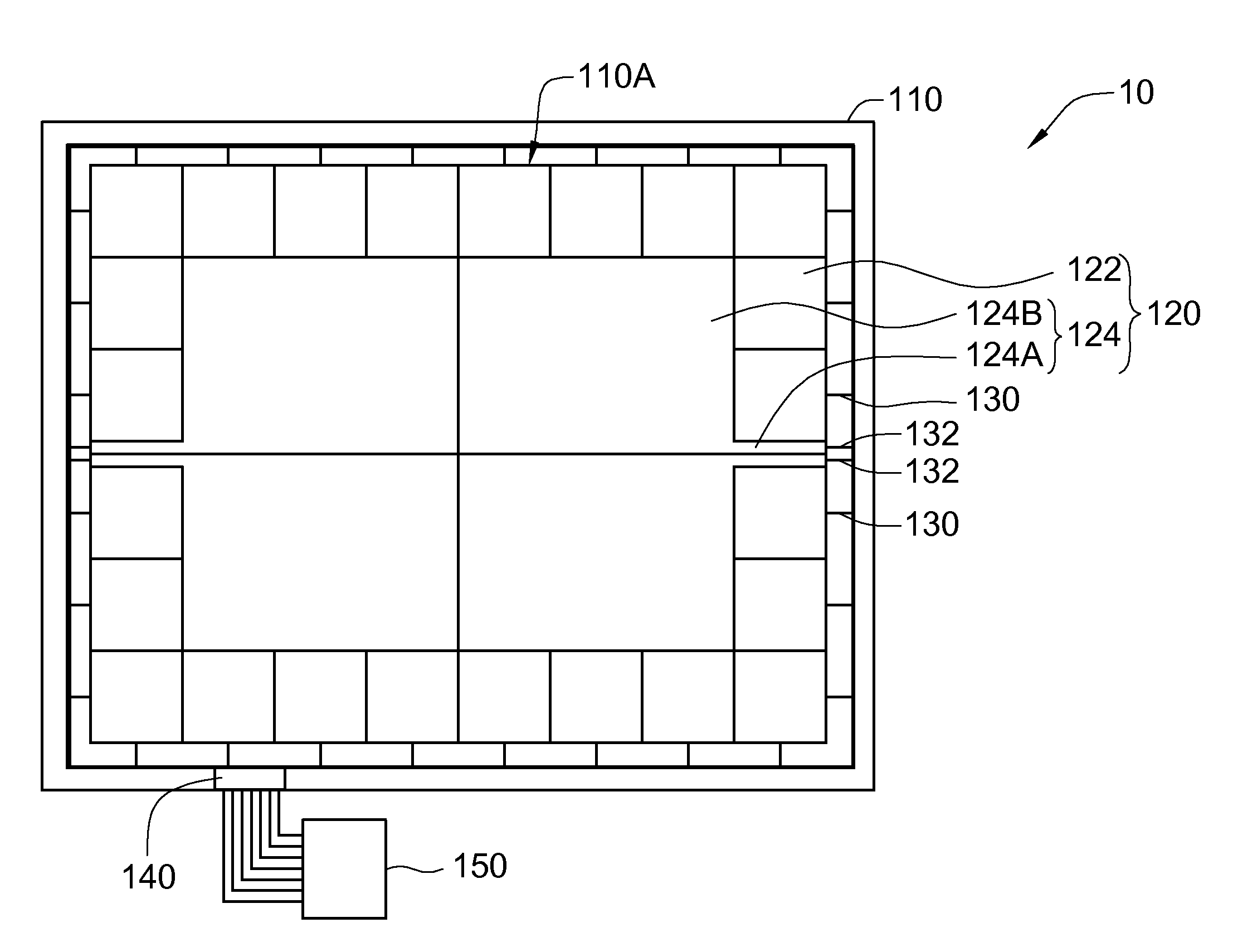 Touch panel with touch pads