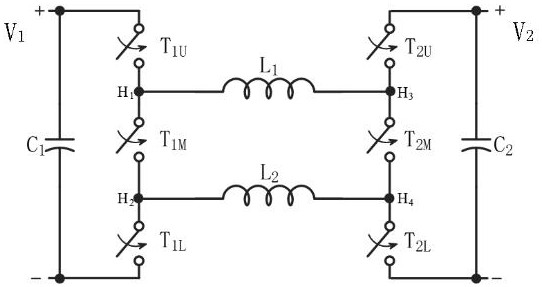 Inductance energy storage type isolated DC-DC converter and control method thereof