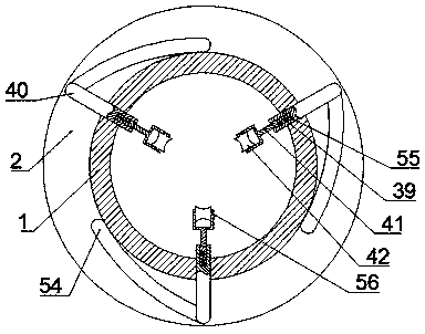 Girdling and stripping device for outer insulating sheath of cable