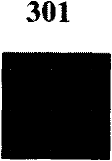 Mark structure used for measuring distortion of projection object lens and its method