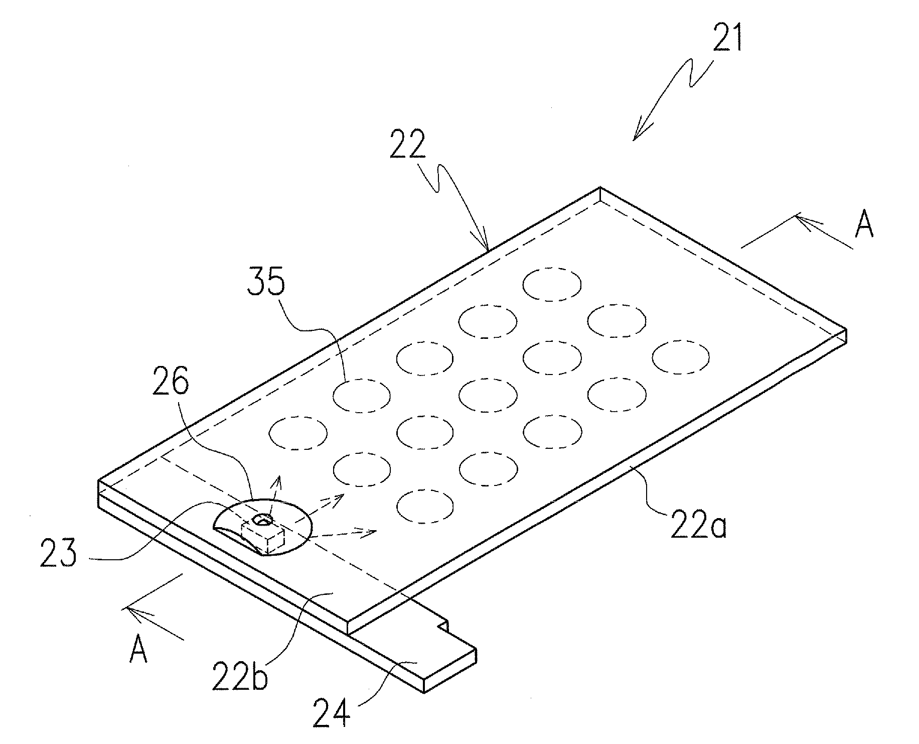 Light emitting sheet module