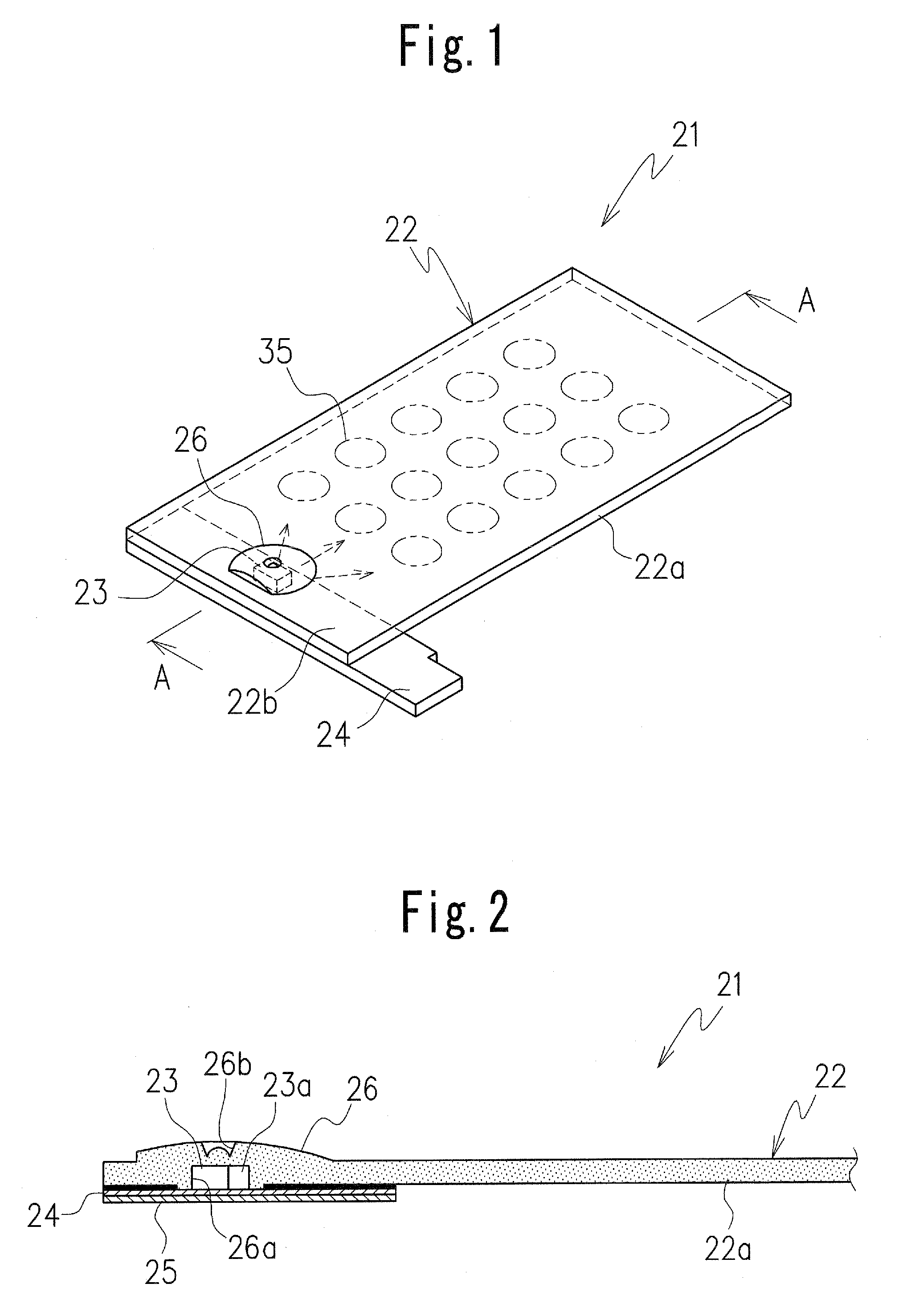 Light emitting sheet module