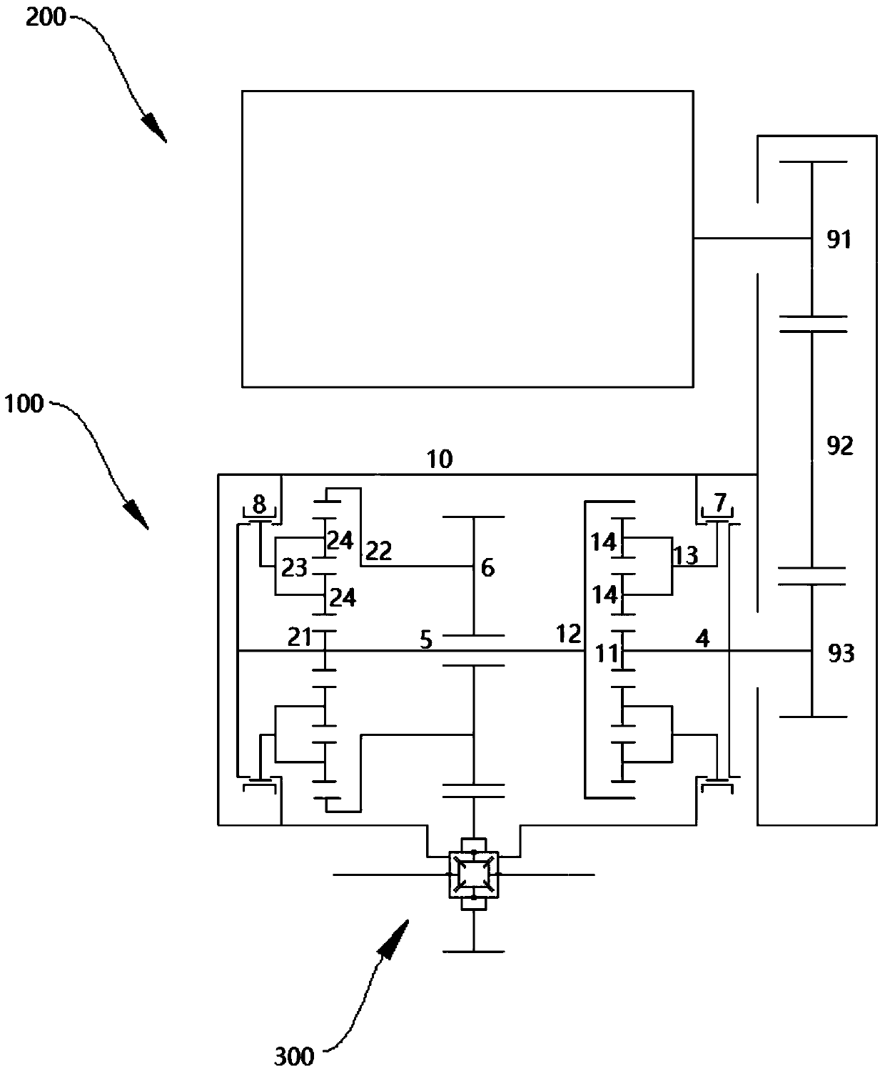 Transmission, power drive system and vehicle