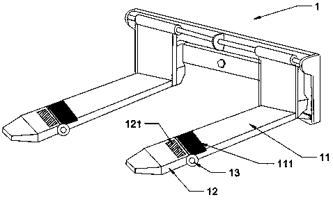 A forklift that can prevent cargo from dumping