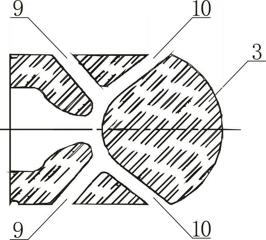 High-efficiency maintenance device for oil pipe