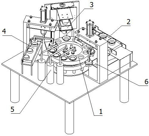 Automatic assembling equipment for loudspeaker magnetic core pasting