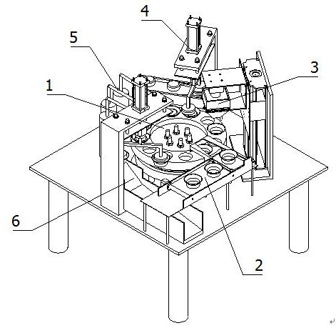 Automatic assembling equipment for loudspeaker magnetic core pasting