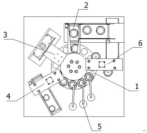 Automatic assembling equipment for loudspeaker magnetic core pasting