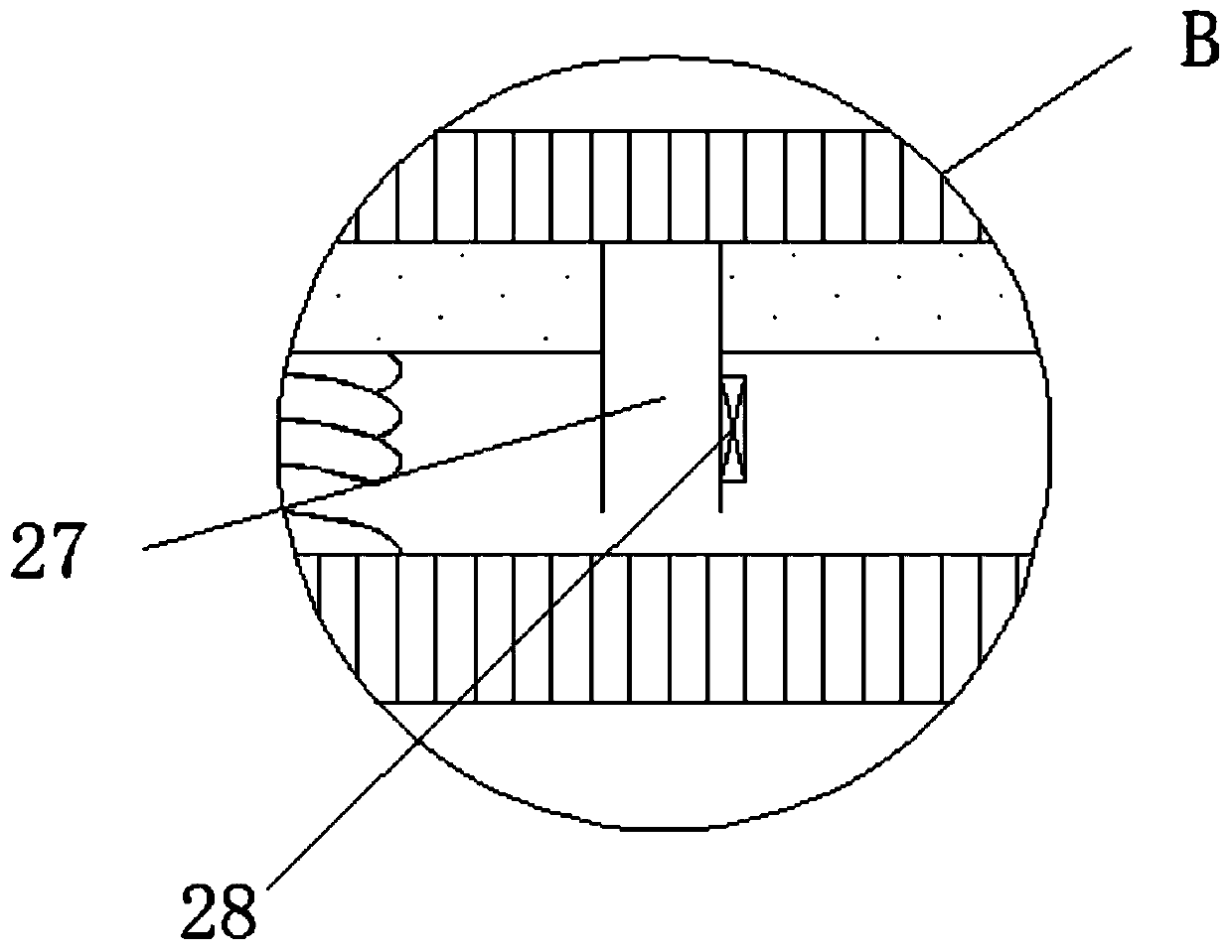 Industrial brush cleaning device