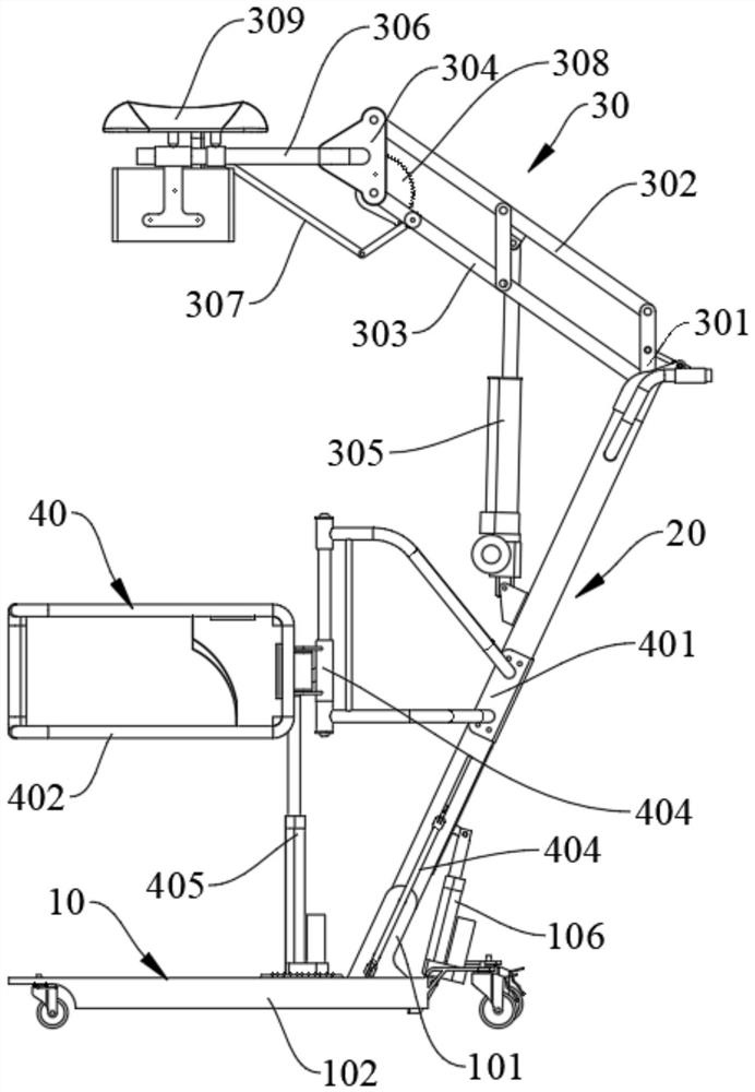 Linkage type shifting device