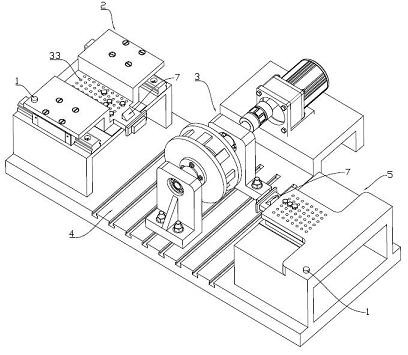 Magnetic force excitation bolt joint vibration failure experiment device and test method