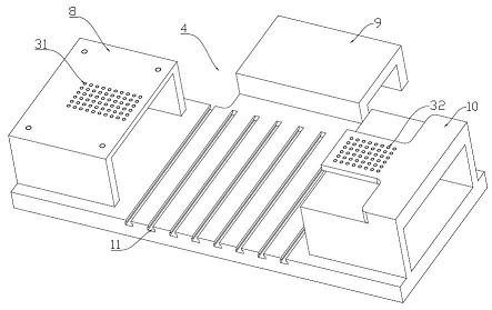 Magnetic force excitation bolt joint vibration failure experiment device and test method