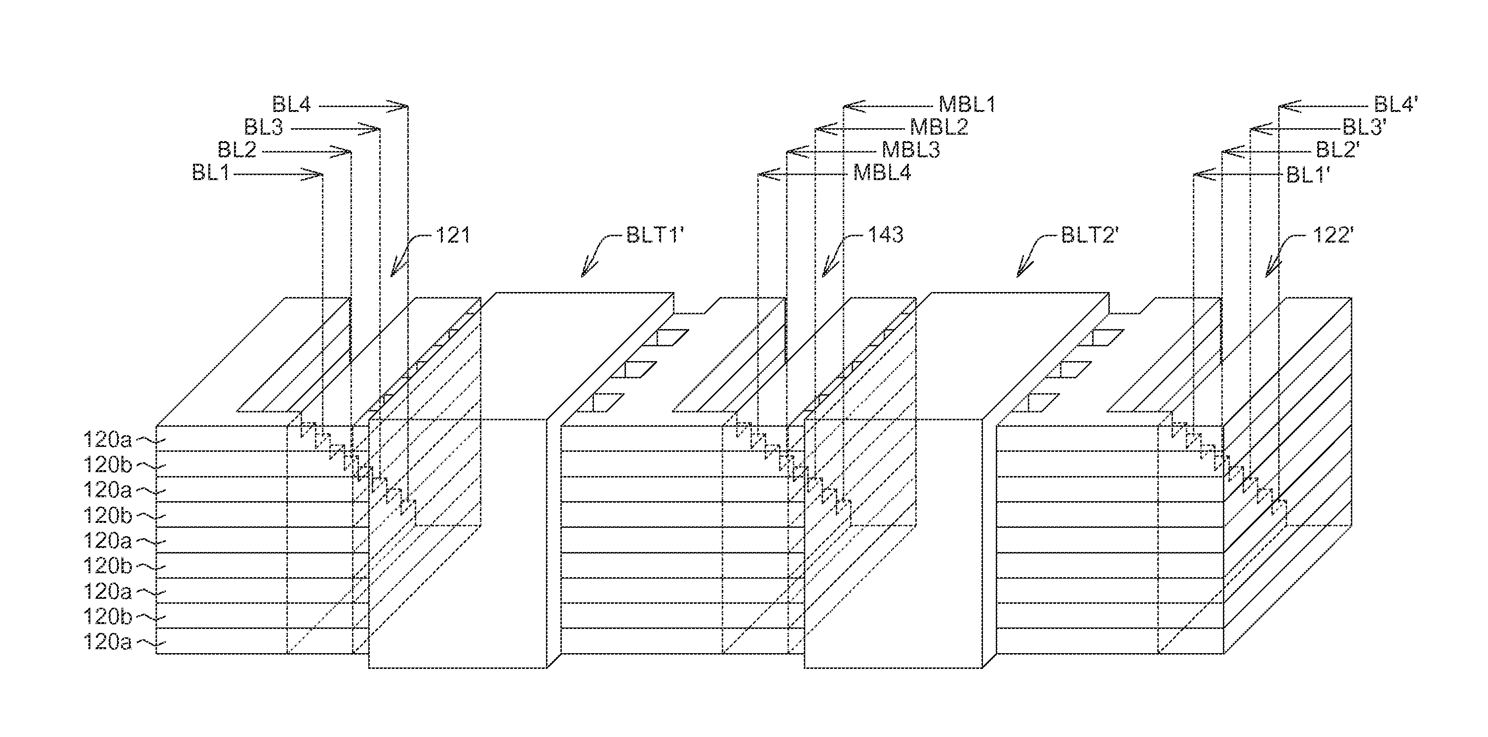 Semiconductor structure with improved capacitance of bit line