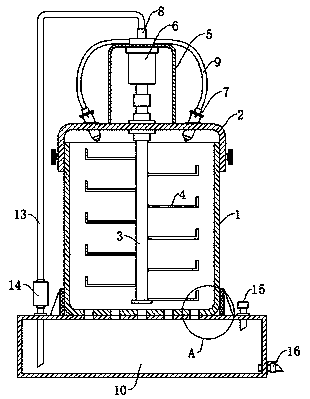 Unfreezing device for marine product processing