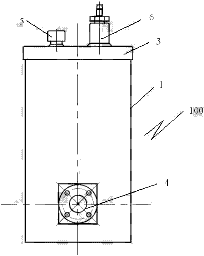 Simulation device used for oil and gas microbial research