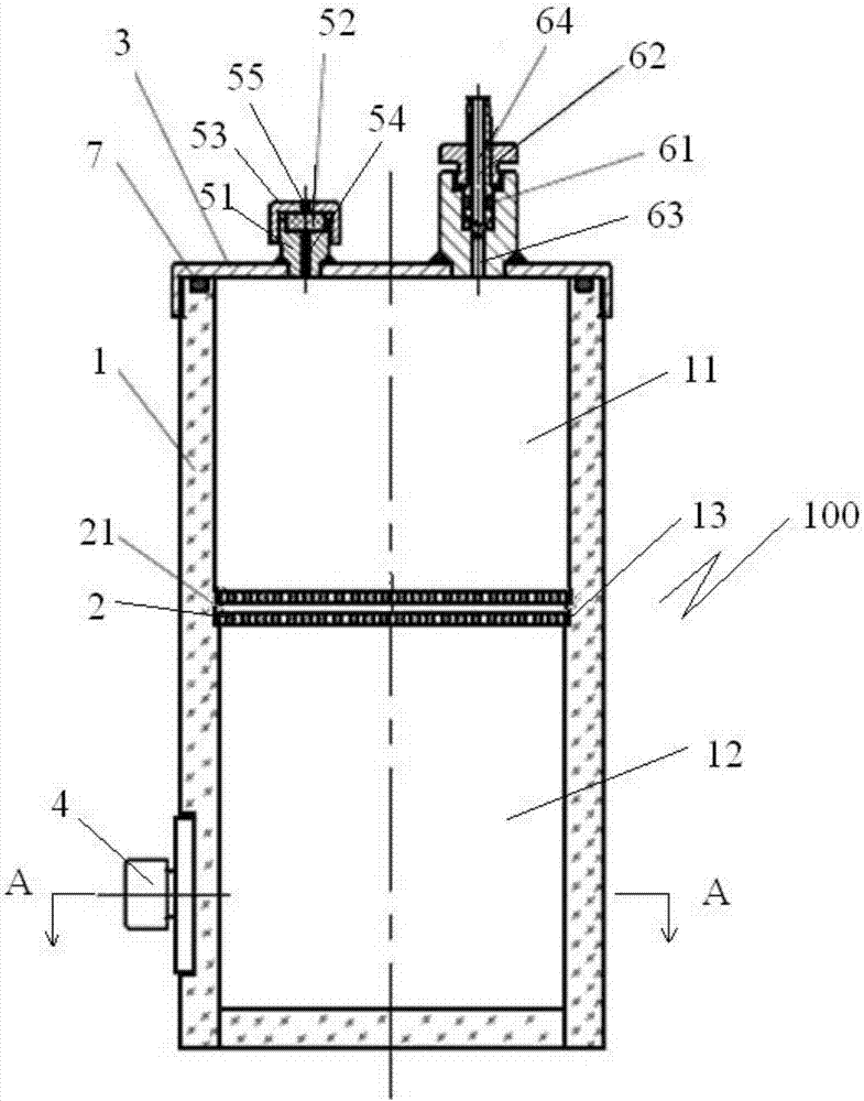 Simulation device used for oil and gas microbial research