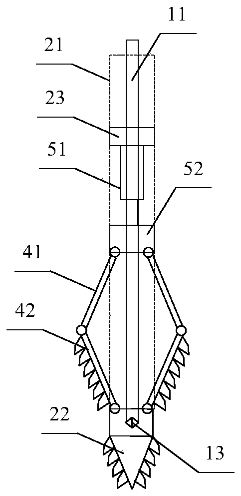 Diameter variable double high-pressure stir-spray pile and diameter variable method thereof