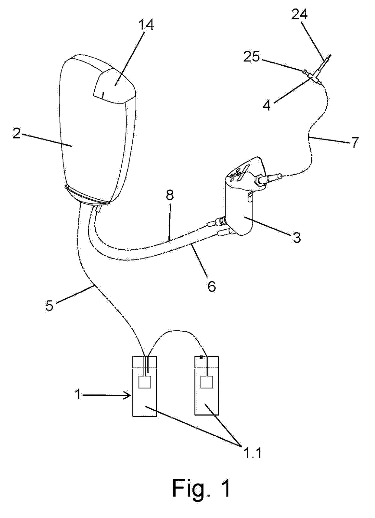 Injection equipment for endotherapy treatments in plants