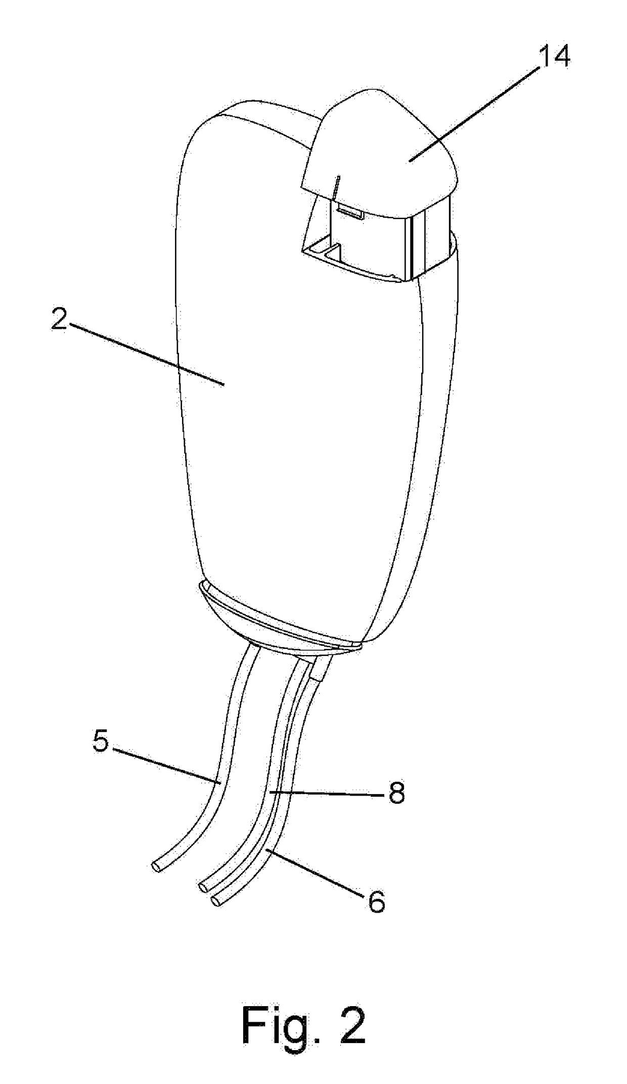 Injection equipment for endotherapy treatments in plants