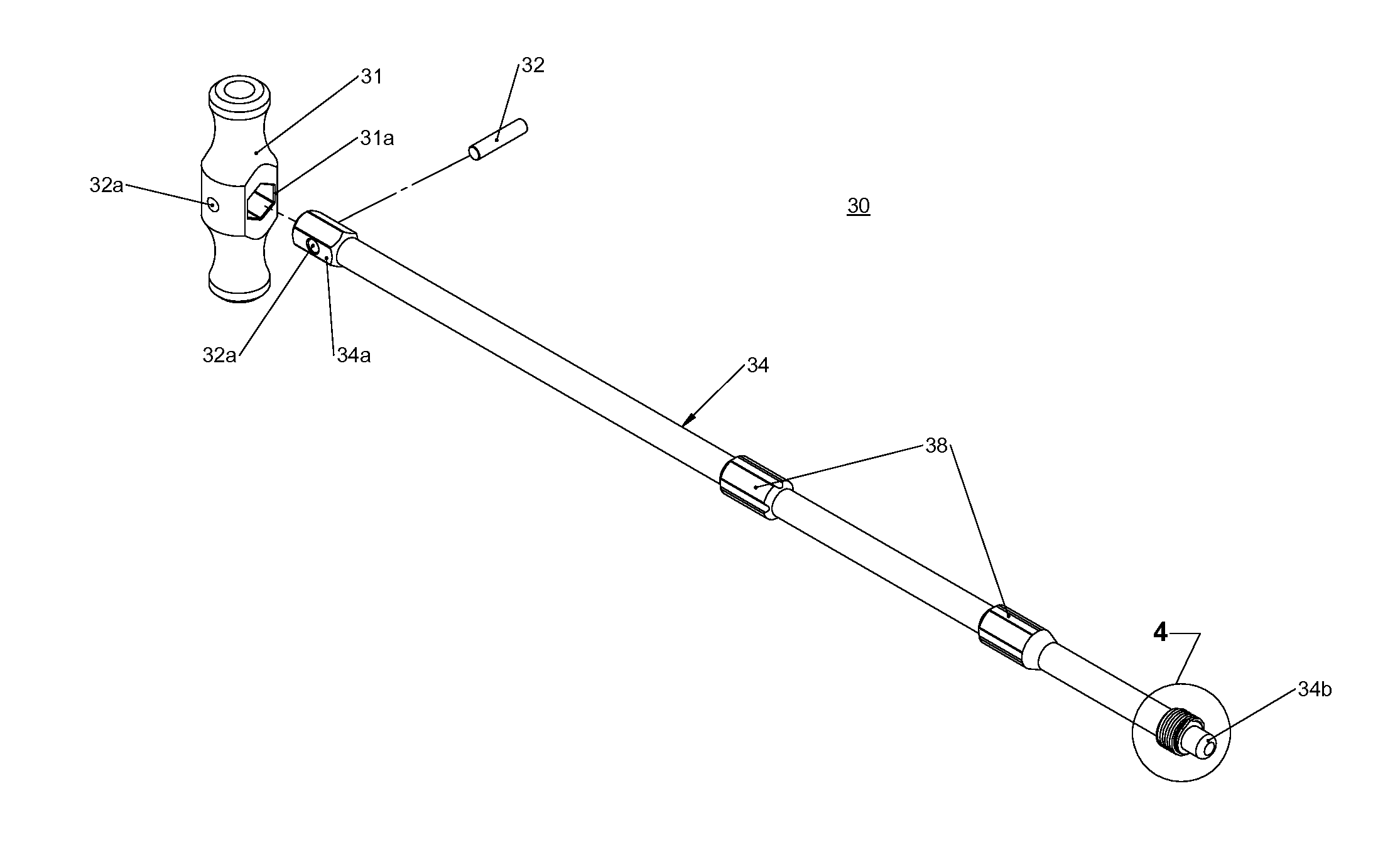 System for corrective spinal surgery and method of use