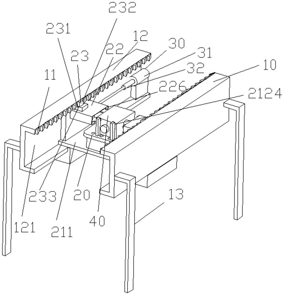 Placement clamp for detecting single end face of laser