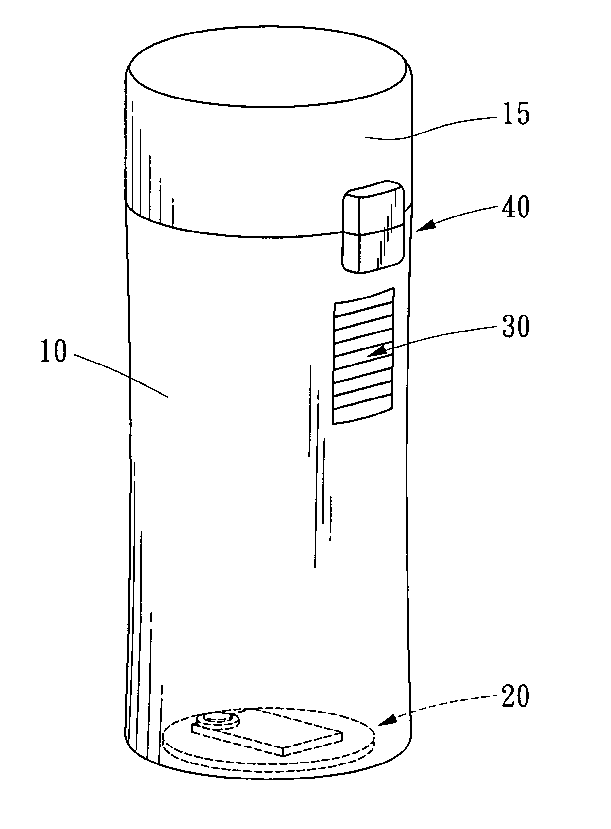 Bottle cap with lock