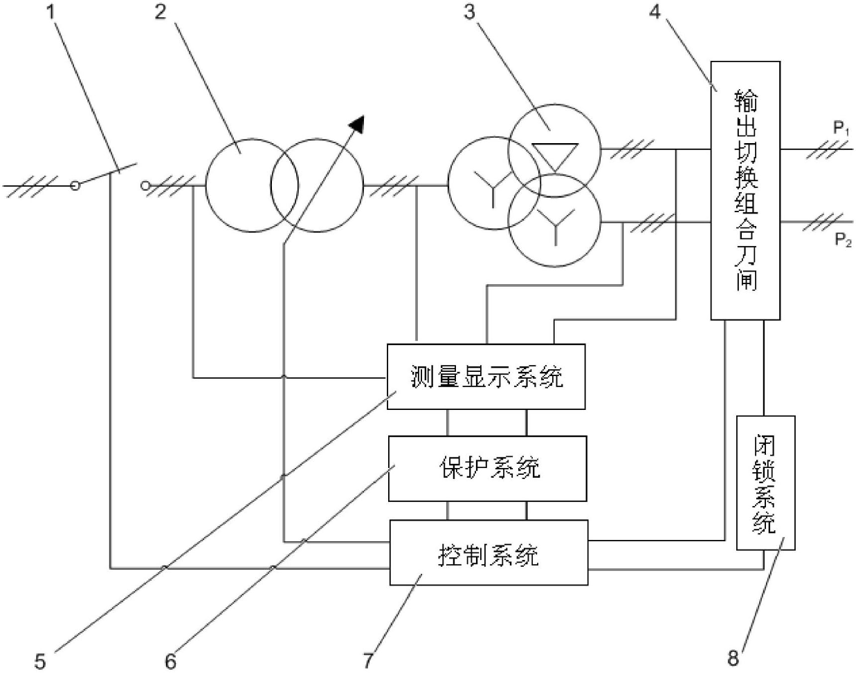 Voltage continuously adjustable no-load test device for ice melting rectifier