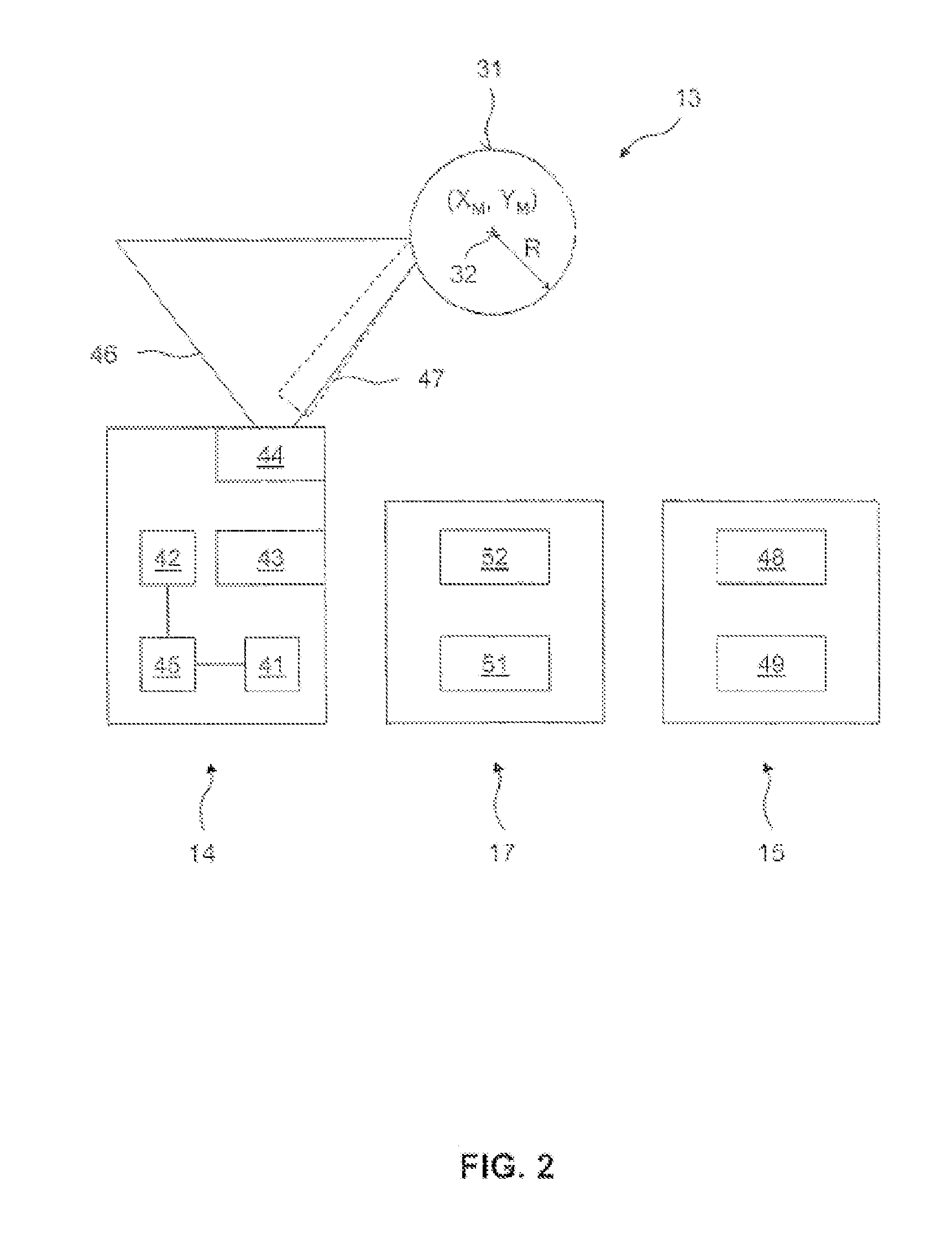 Method and Device for Determining the Position Coordinates of a Target Object