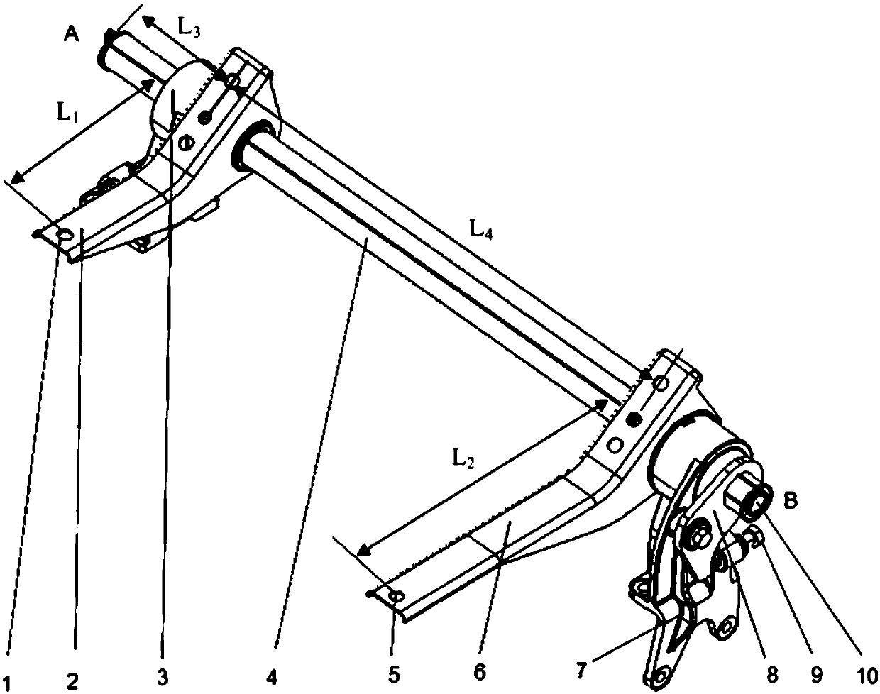 Single torsion rod turnover mechanism and automobile