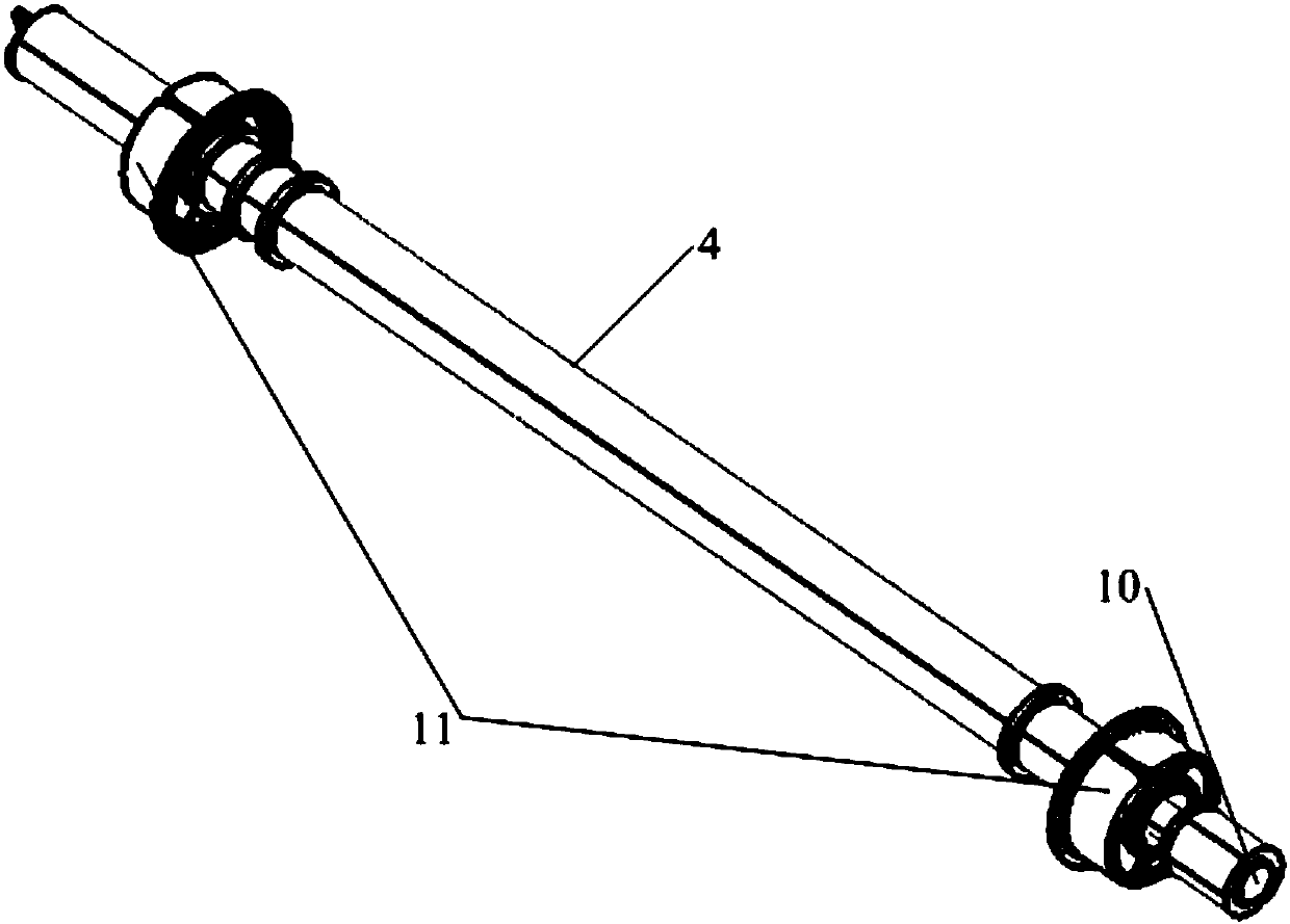 Single torsion rod turnover mechanism and automobile