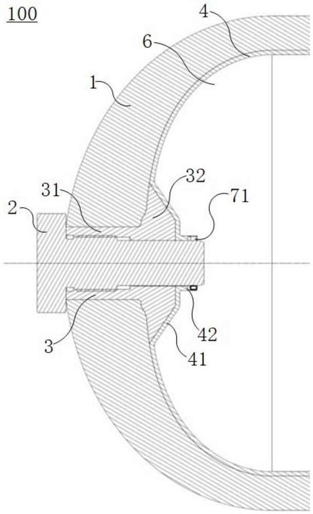 Pressure vessel and vehicle