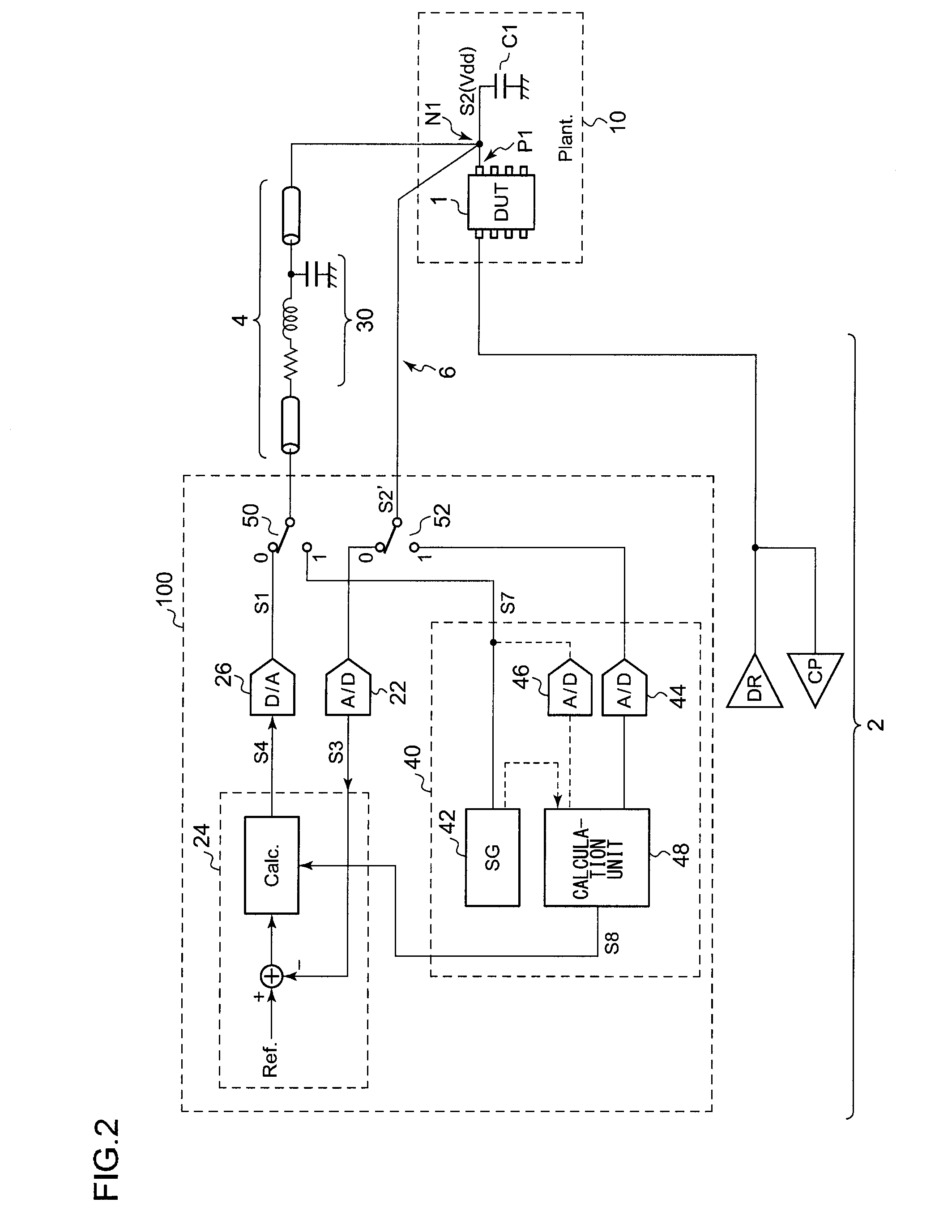 Power supply apparatus for test apparatus